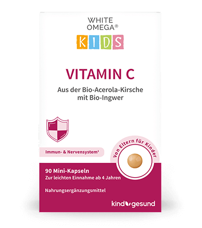 White Omega Kids Vitamin C