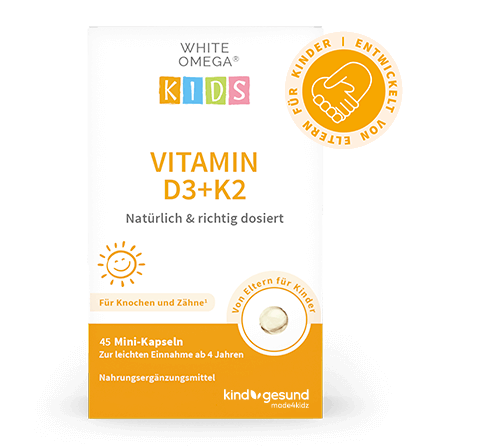 White Omega Kids Vitamin D3+K2 White Omega Kids Vitamin D3+K2